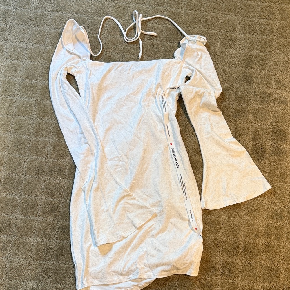 Lucy in the Sky White Mini Dress